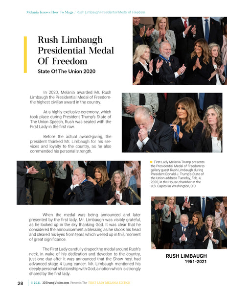 First Lady Melania MAGA-Zine Commemorative Edition