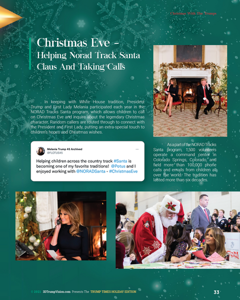 Trump Times MAGA-Zine - Holidays at The White House Edition