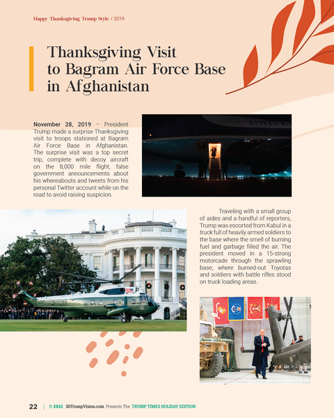 Trump Times MAGA-Zine - Holidays at The White House Edition